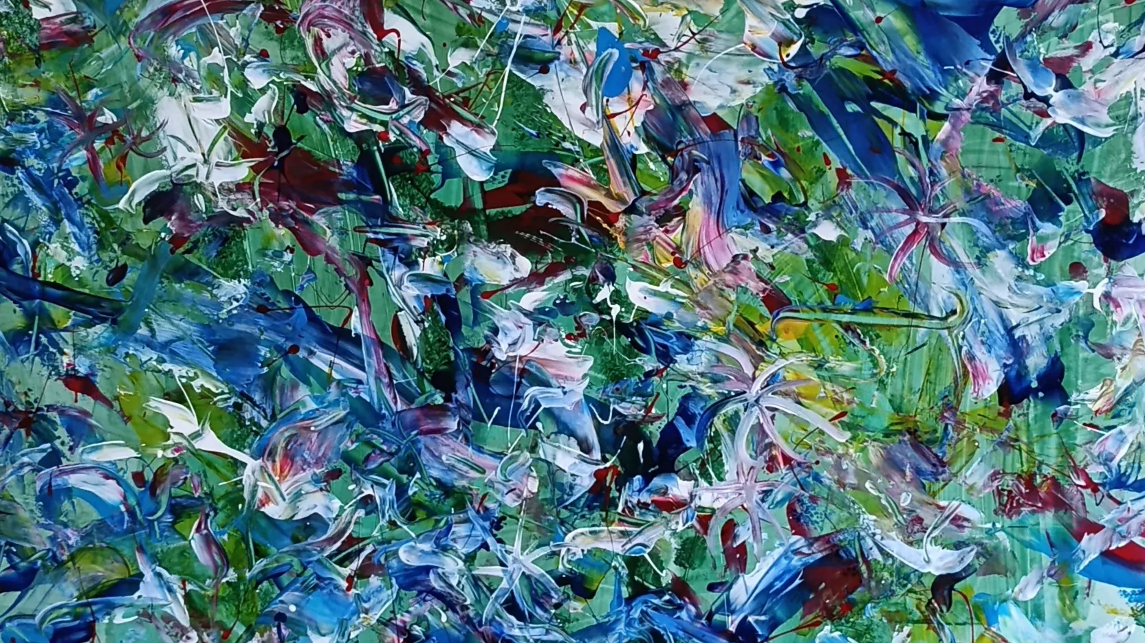 Detalle de una obra de Pedro Luis Arellano
